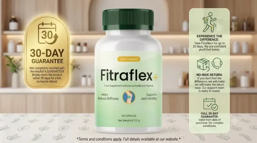Fitraflex 30-day guarantee — experience the difference, no-risk return